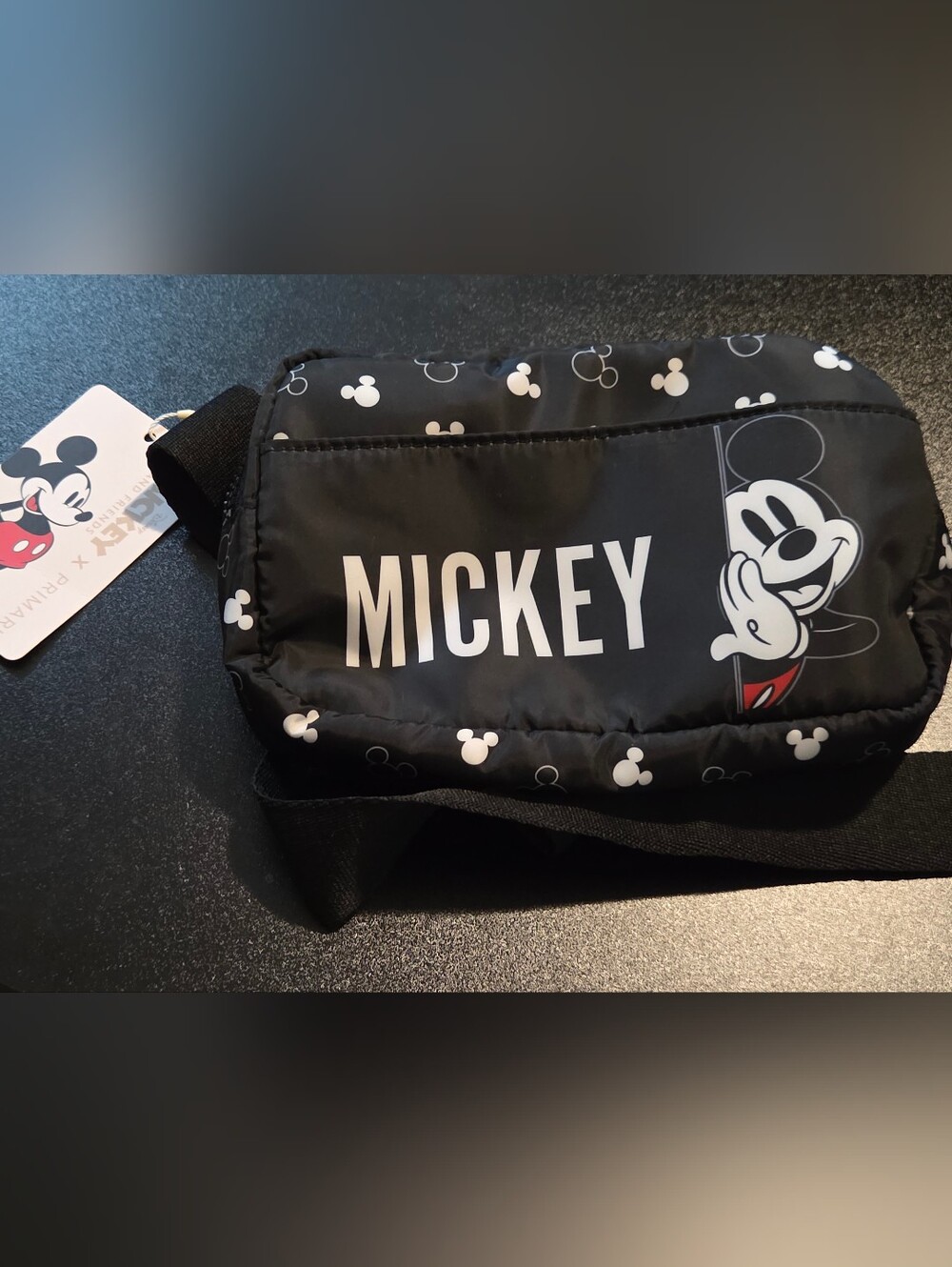 Disney Mickey  Black and White Fanny Pack